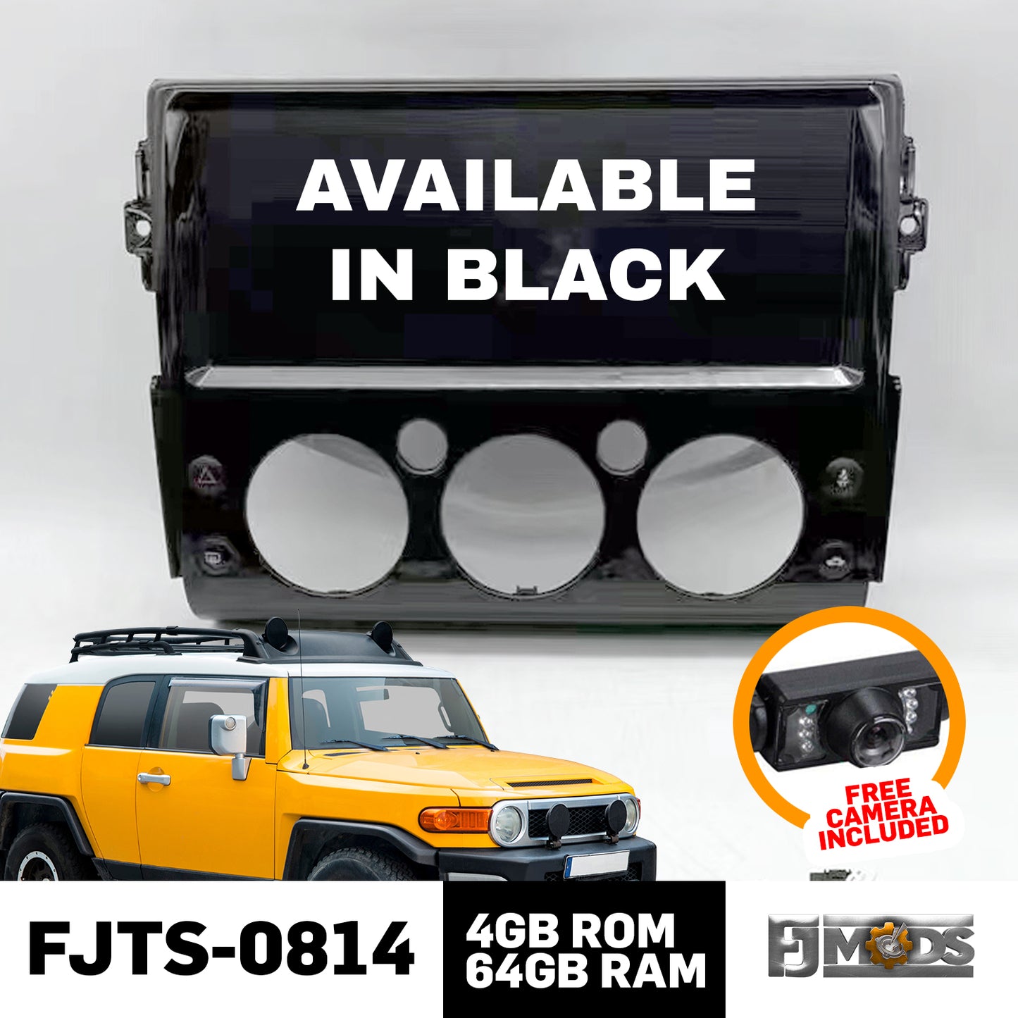 Toyota FJ Cruiser android radio FJT-0814 (FREE CAMERA INCLUDED)