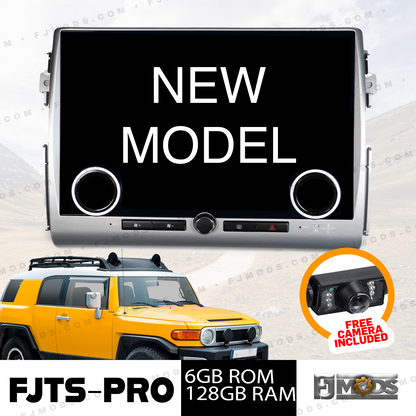 Toyota Fj Cruiser andriod radio FJTS-PRO 4GB ROM 64GB RAM/ 6GB 128GB FREE (CAMERA INCLUDED)