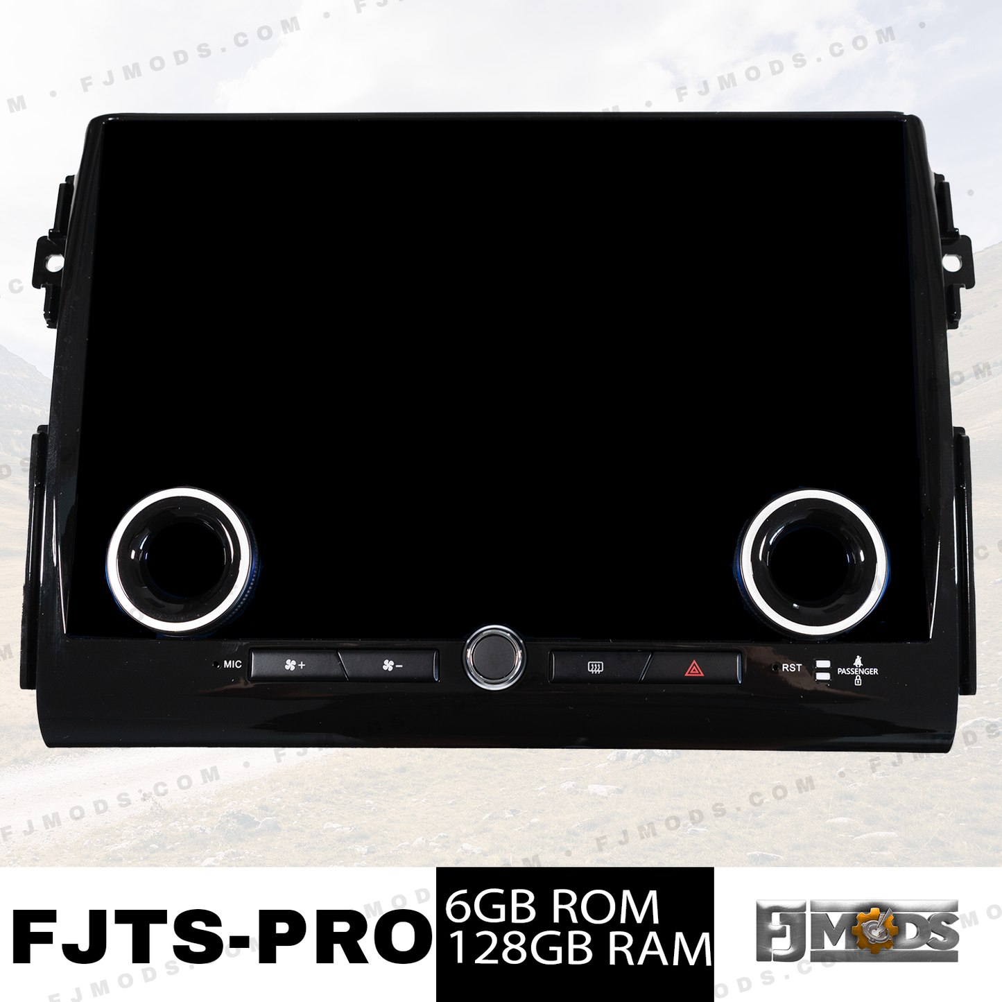 Toyota Fj Cruiser andriod radio FJTS-PRO 4GB ROM 64GB RAM/ 6GB 128GB FREE (CAMERA INCLUDED)